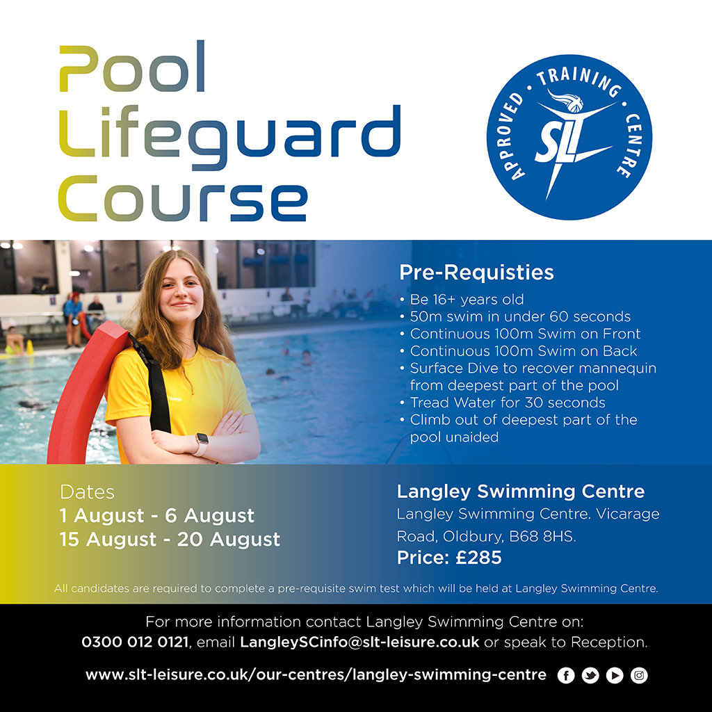 Summer Lifeguard Courses | Sandwell Leisure Trust