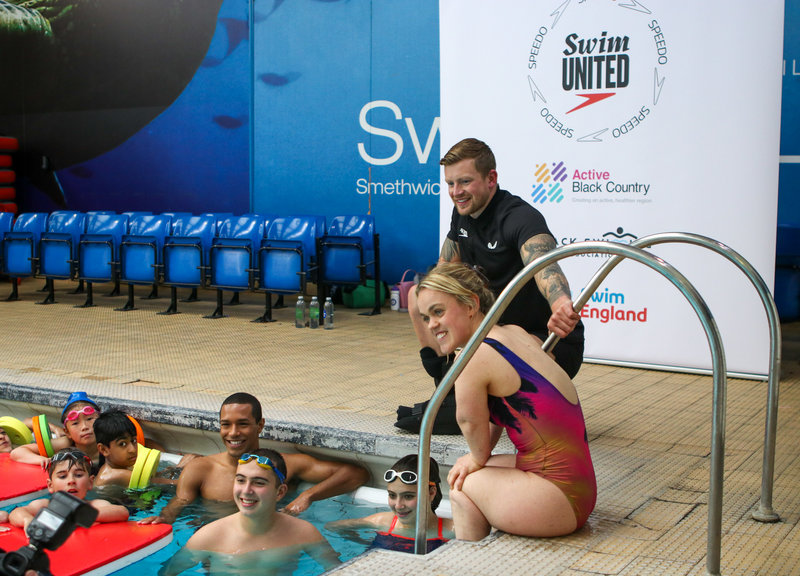 Swim United Campaign Launches At Smethwick Swimming Centre Sandwell